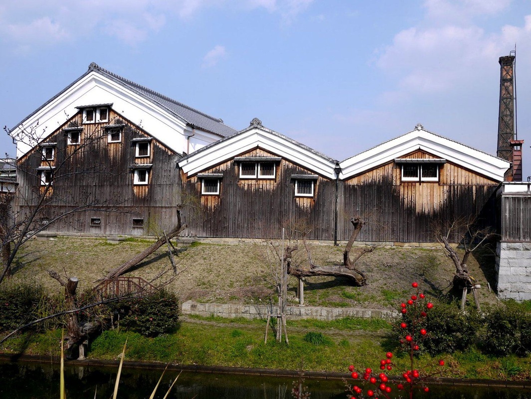 Picture of sake warehouses in  Kyoto