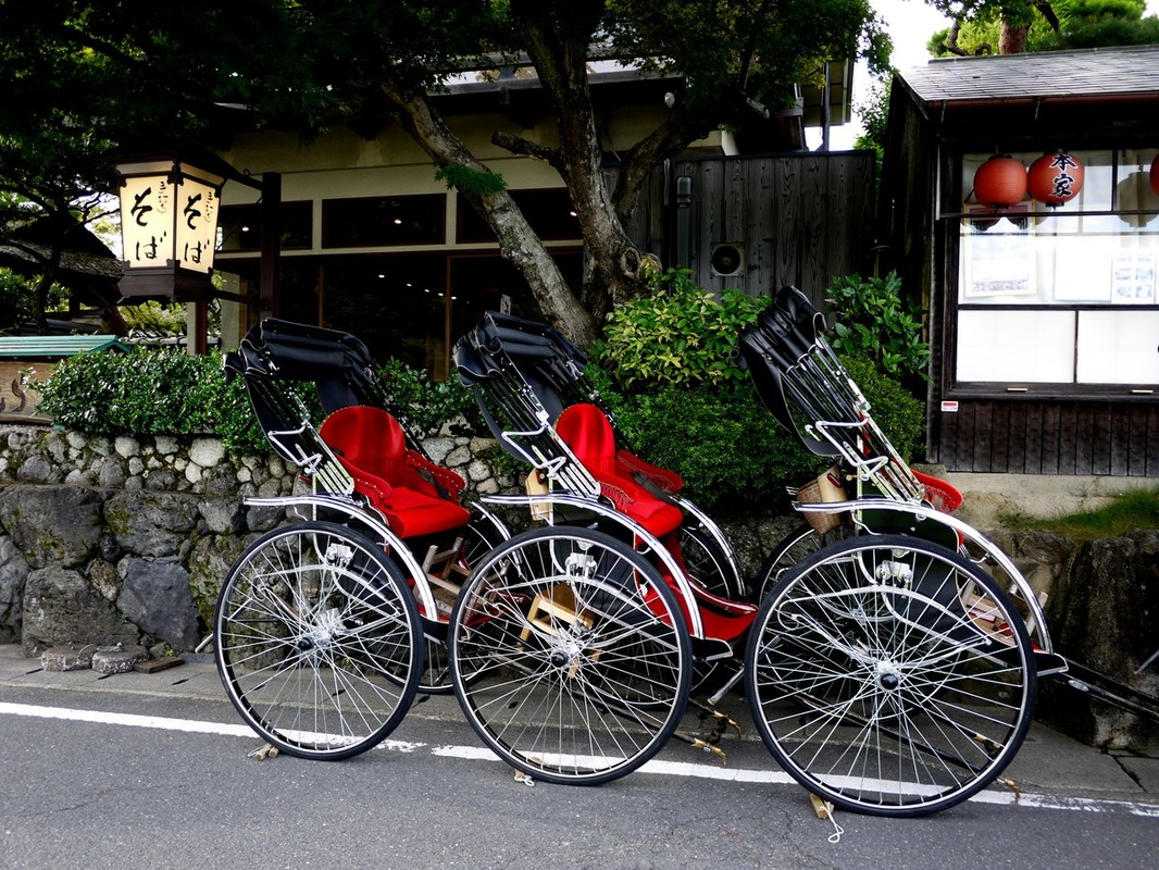 Picture of Japanese rickshaw